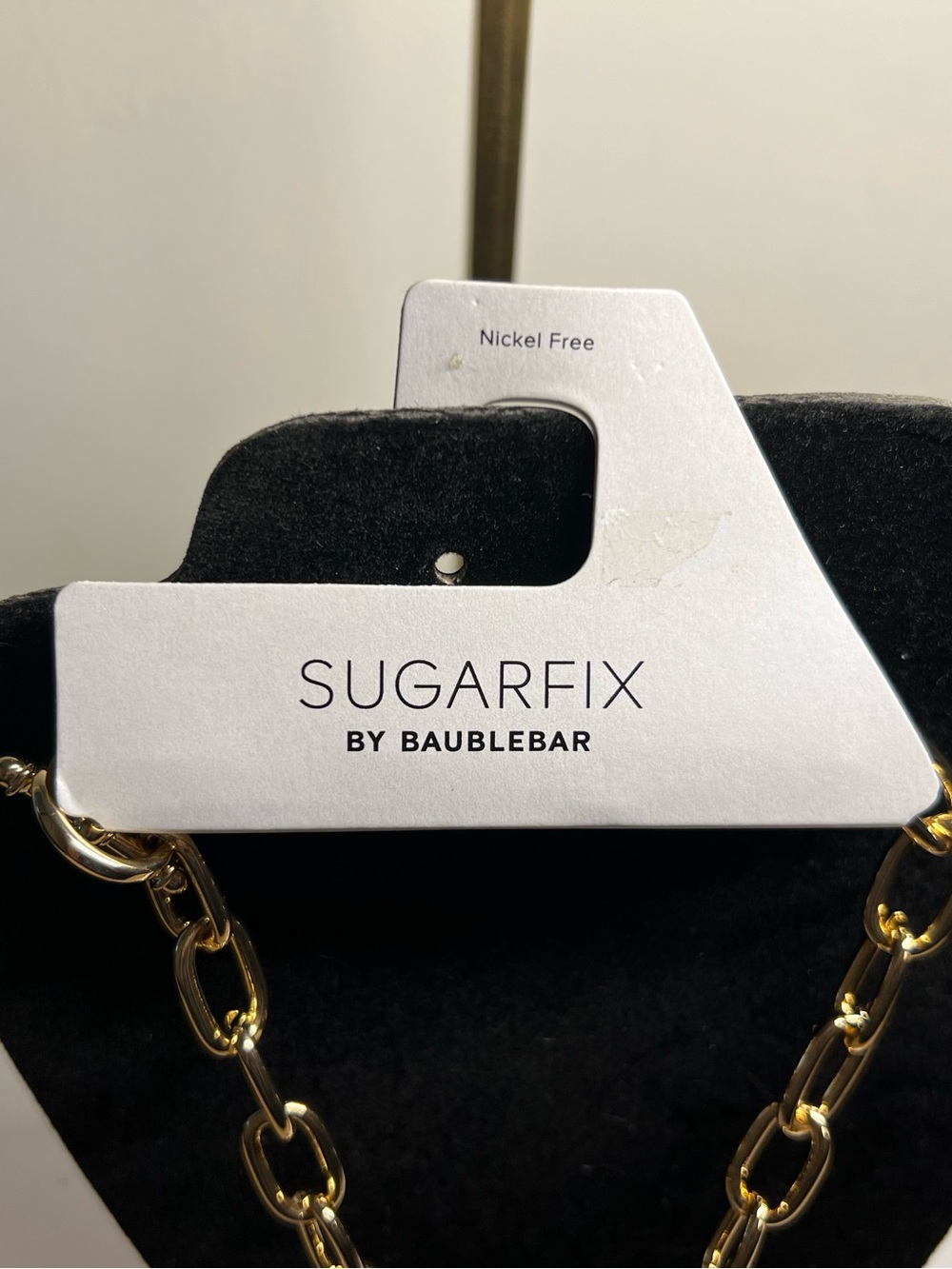 Louis Vuitton Solid Brass Lock and Key Charm on Baublebar Toggle Chain EUC - Picture 5 of 6